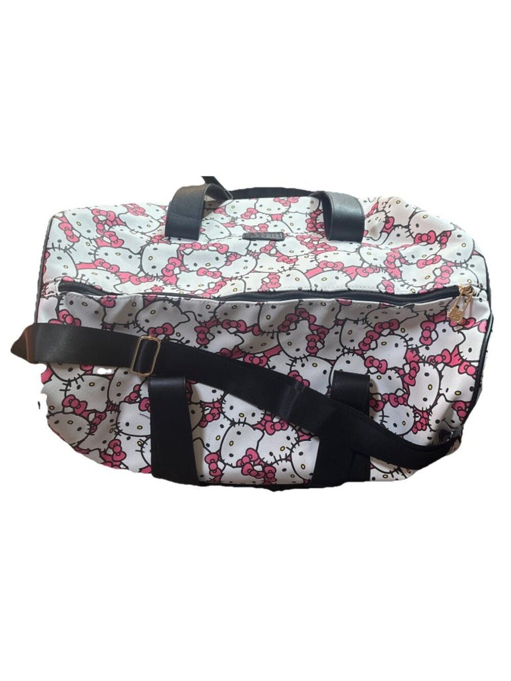 HELLO KITTY ROLLING DUFFLE LUGGAGE CARRY ON BAG SUITCASE Travel